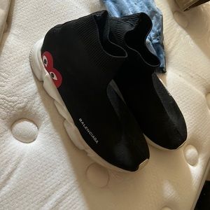 Balenciaga Comme des Garçons Slip On Sneakers